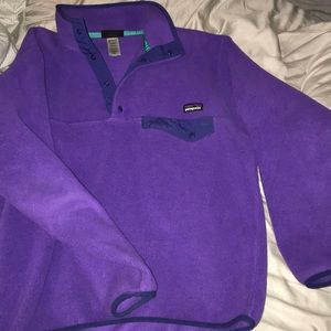Men’s Purple Fleece Patagonia Jacket